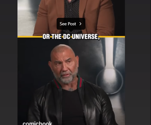 James Gunn moechte dass Sie ihm sagen wen Dave Bautista