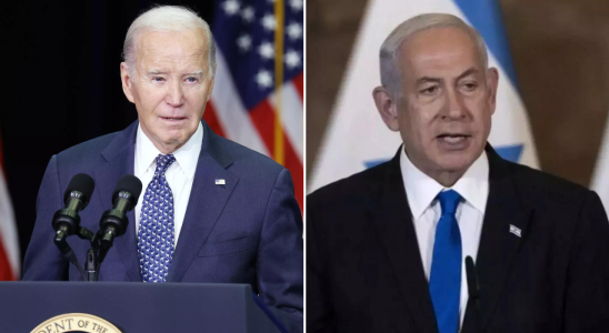 Joe Biden sagt er habe Benjamin Netanyahu zu einem voruebergehenden