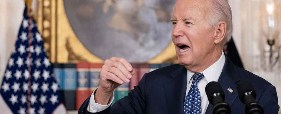 Joe Biden war wuetend darueber dass er von einem von