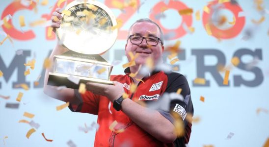 Kein sechster Masters Titel fuer Van Gerwen aufgrund der Niederlage gegen