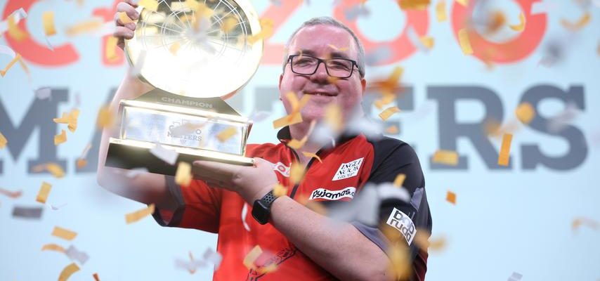 Kein sechster Masters Titel fuer Van Gerwen aufgrund der Niederlage gegen