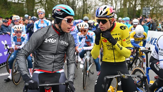 Live Zirkulation Zwei niederlaendische Talente an der Spitze Van Aert