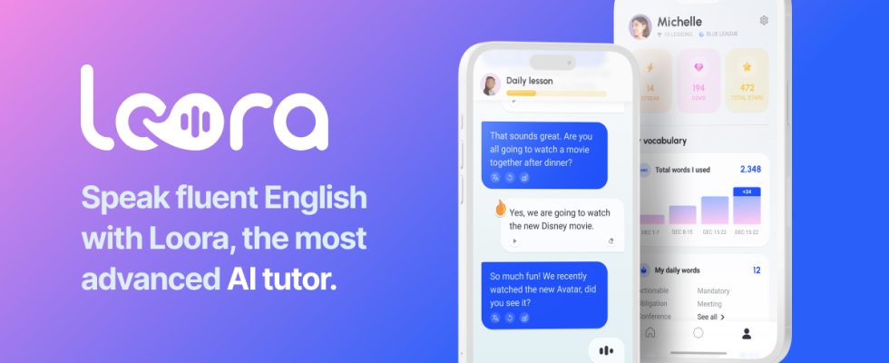 Loora moechte KI nutzen um Englisch zu unterrichten