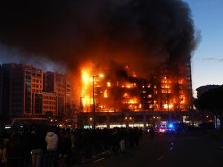 Mehrere Tote bei Grossbrand in Wohnhaus in Valencia Im