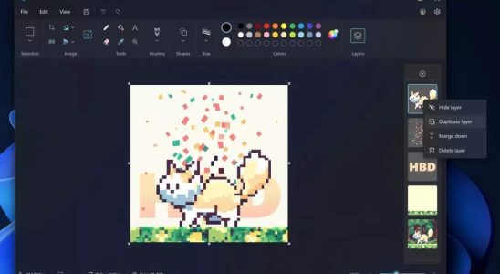 Microsoft Paint erhaelt eine neue Funktion zur KI Bildgenerierung