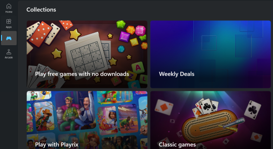 Microsoft Store fuehrt Instant Games Funktion fuer Windows PC Benutzer ein