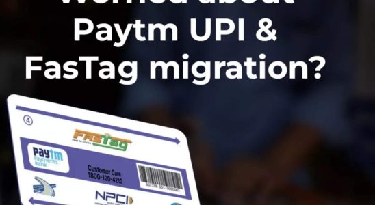 NHAI entfernt Paytm von der Liste der autorisierten Banken fuer