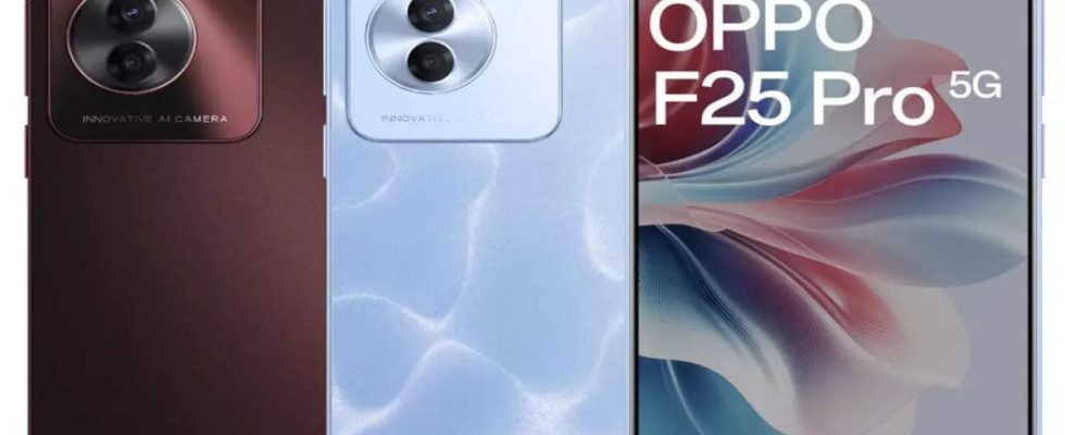 Oppo F25 Pro Smartphone mit IP65 Einstufung MediaTek Dimesnity Chipsatz auf den