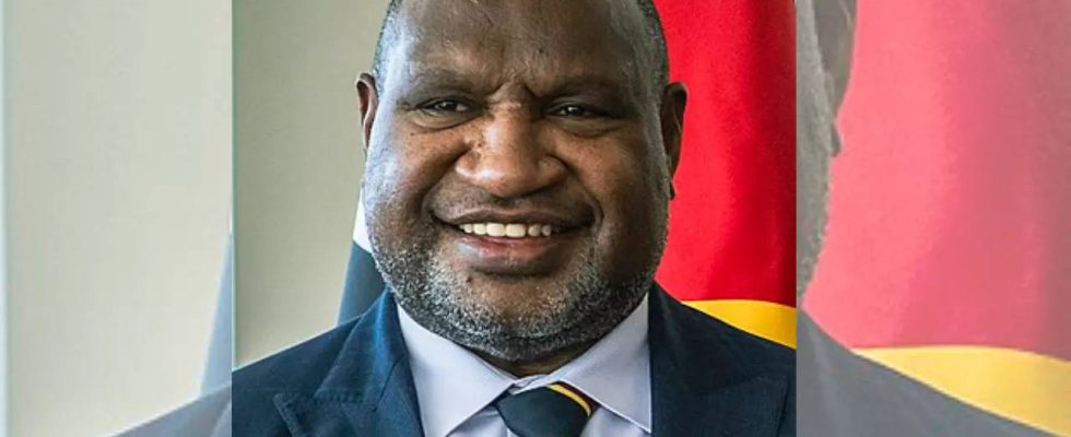 PNG Fuehrer Marape sagt Australiens Wirtschaftswachstum bringe Sicherheit