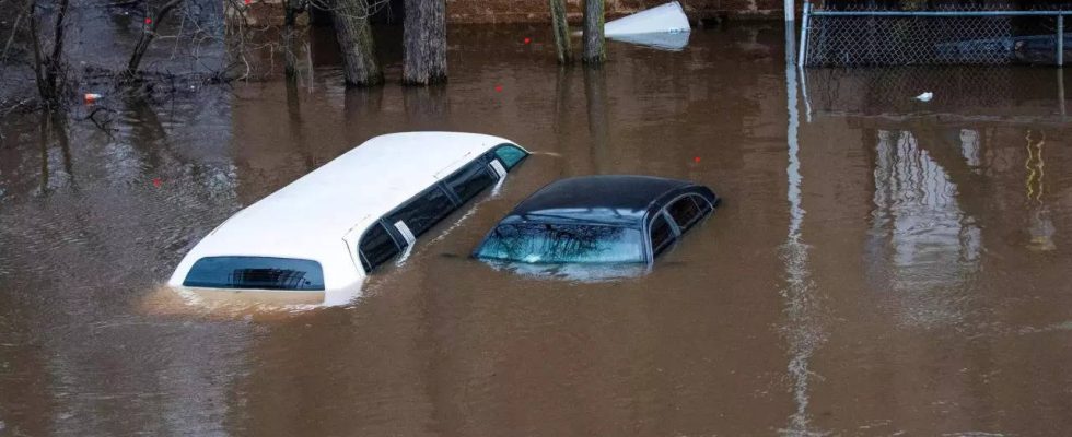 Pineapple Express Storm Sintflutartige Regenfaelle und Schnee treffen Kalifornien