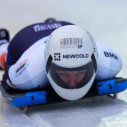 Skeleton Star Bos belegt bei der Generalprobe fuer die WM in