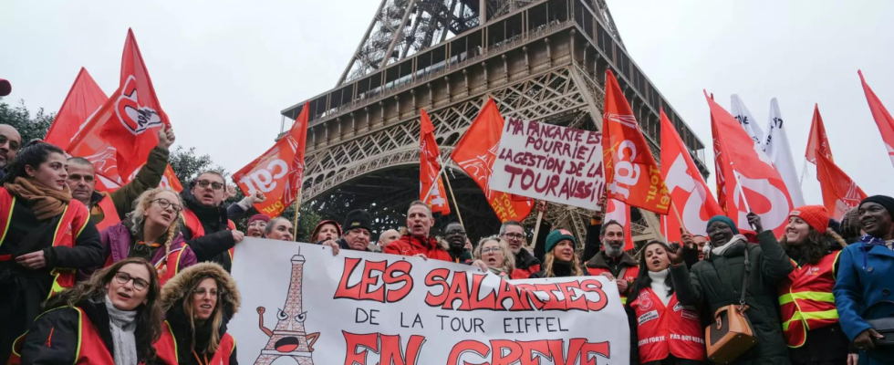 Streik am Eiffelturm endet Die Website wird am Sonntag wiedereroeffnet