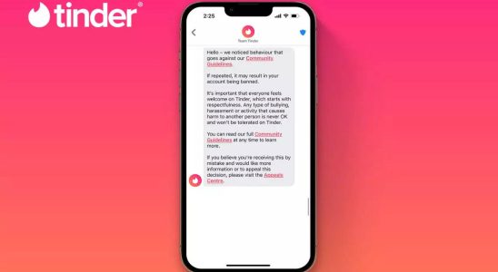 Tinder kuendigt neue Benutzerwarnungen an Alle Details
