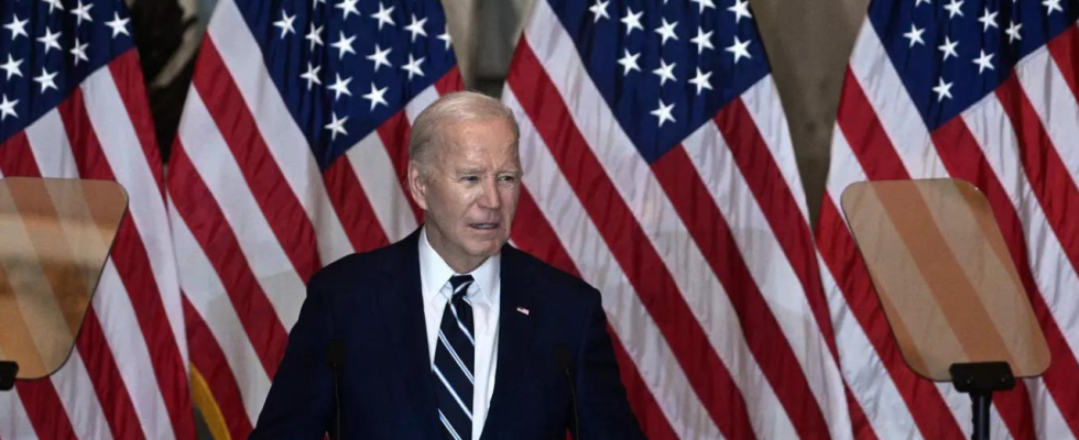 US Praesident Biden verhaengt Sanktionen gegen vier israelische Siedler wegen Gewalt