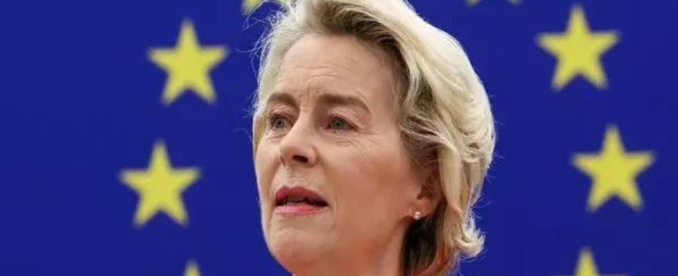 Von der Leyen von der EU schlaegt vor eingefrorene russische