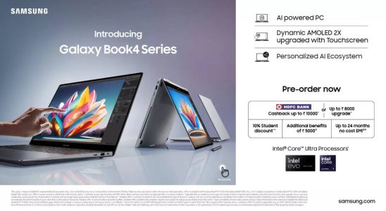 Vorreservierung der Samsung Galaxy Book 4 Serie ab 20 Februar in