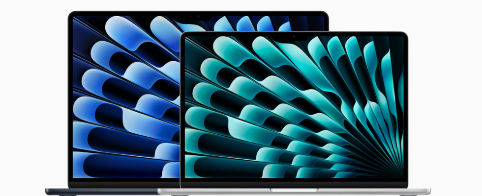 Apple bringt 13 Zoll und 15 Zoll MacBook Air mit M3 Chip auf den