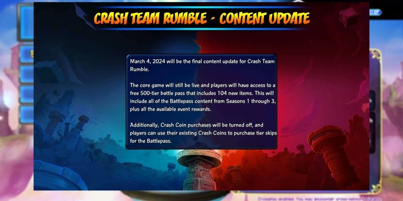 Crash Team Rumble erhaelt naechste Woche das letzte Inhaltsupdate