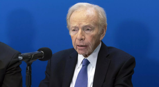 Der ehemalige Senator Joe Lieberman im Jahr 2000 zum Vizepraesidenten