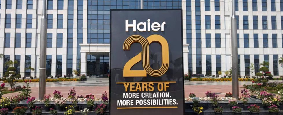 Haier bringt „intelligente Haushaltsgeraete auf den Markt und erweitert die