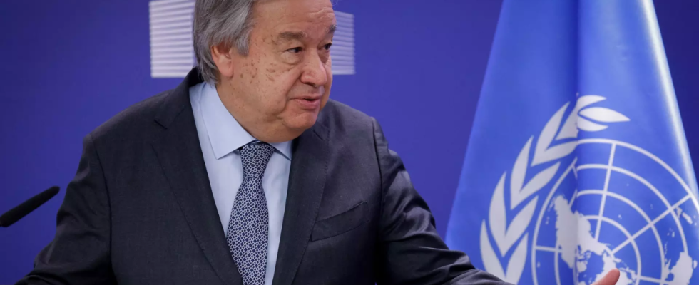 Israel bezeichnet die UN als „antiisraelisches Gremium waehrend UN Chef Guterres