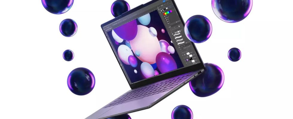 Lenovo Yoga Slim 7i mit KI Funktionen und OLED Display in Indien