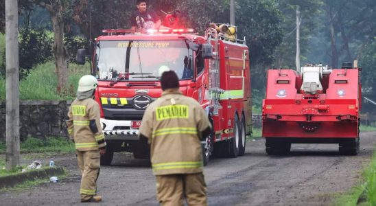 Nach Angaben des Militaers ist das Feuer in einem indonesischen