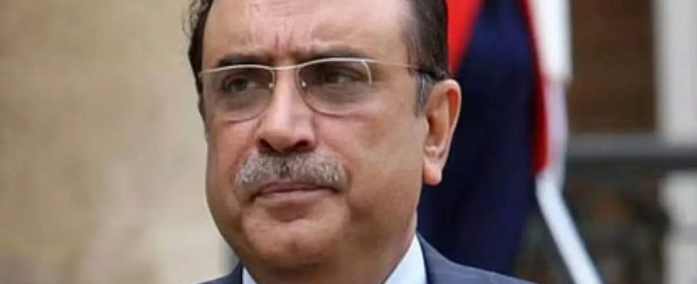 Pakistan Praesident Zardari legt dem Kabinett von Premierminister Shehbaz einen