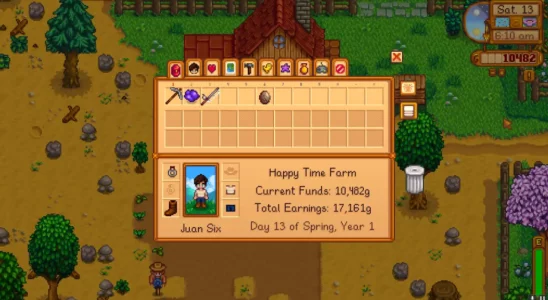 So befestigen Sie einen Koeder an einer Angelrute im Stardew