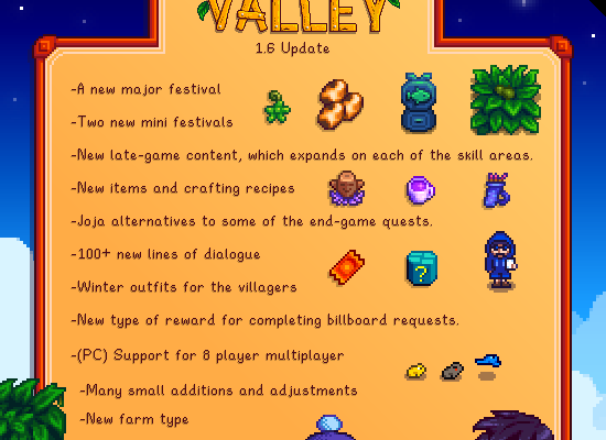 Stardew Valley 16 Patch erscheint heute – das erwartet Sie