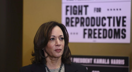 US Vizepraesidentin Kamala Harris besucht erstmals eine Abtreibungsklinik in Minnesota