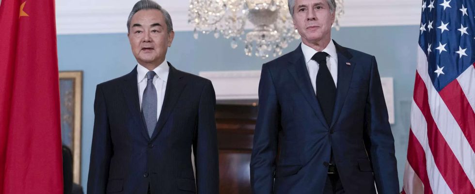 Antony Blinken trifft sich mit Chinas Praesident Xi waehrend die