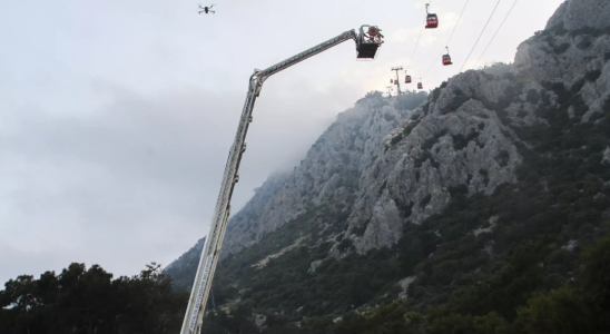 Bei einem Seilbahnunglueck im tuerkischen Antalya sind einer getoetet und