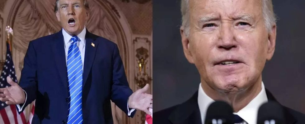 Biden beschimpft Trump auf der Reise zum Elternhaus