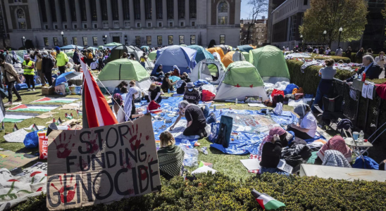 Columbia suspendiert Studenten nachdem der Aufruf das Gaza Lager aufzuloesen unbeachtet