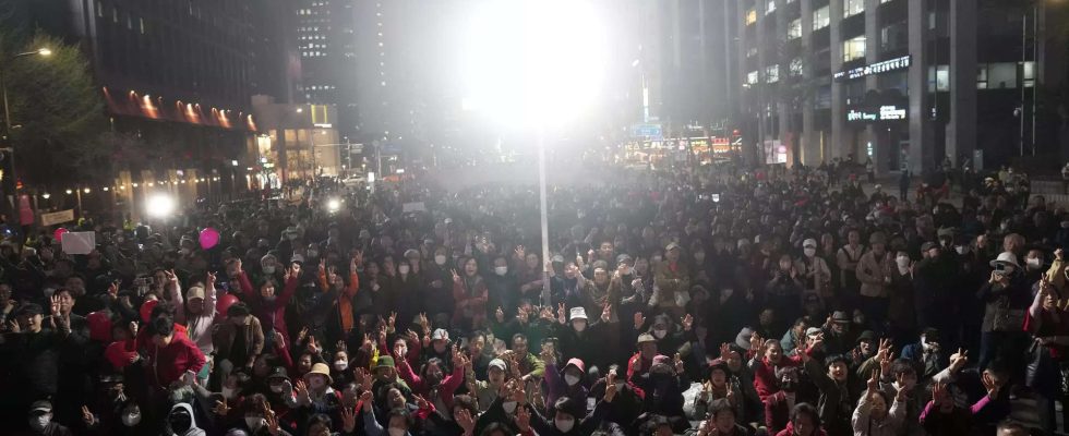 Dem suedkoreanischen Praesidenten steht bei den Parlamentswahlen ein entscheidendes Referendum