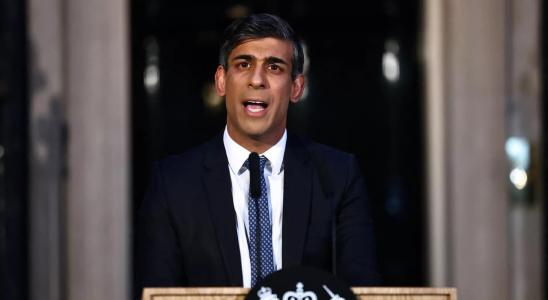 Der britische Premierminister Rishi Sunak unterstuetzt die Autorin JK Rowling