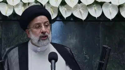 Der iranische Praesident Ebrahim Raisi wird ab dem 22 April