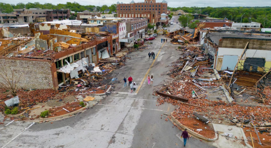 Dutzende Tornados trafen Oklahoma punktet verletzt