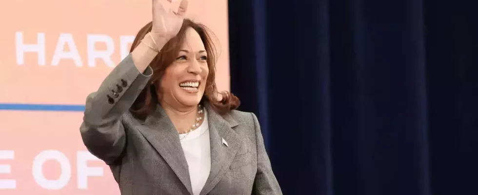 Geheimdienstagentin die US Vizepraesidentin Kamala Harris beschuetzt wurde nach einer Schlaegerei.webp