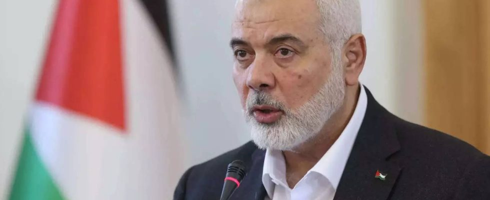 Hamas Fuehrer Haniyeh fuehrt Gespraeche mit der Tuerkei