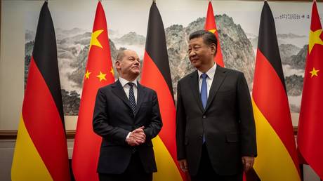 Scholz hat in den Gespraechen mit China einen Trumpf den