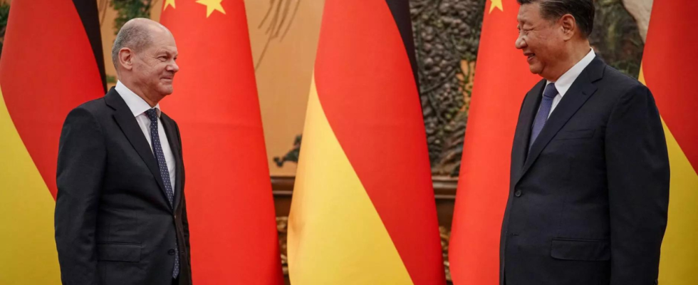 Scholz vollzieht eine Gratwanderung in Handel und Politik in China