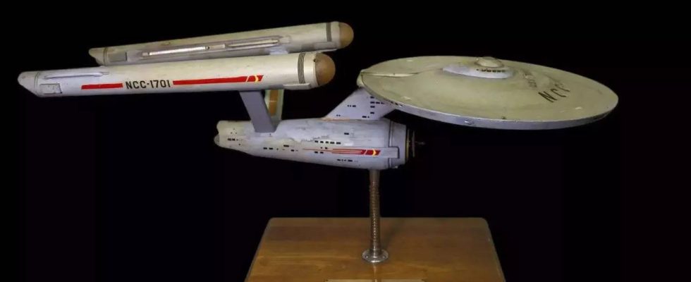 Seit Jahrzehnten verschollen Originalmodell der USS Enterprise aus „Star Trek