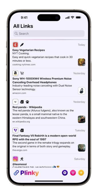 1715278625 191 Plinky ist eine App zum einfachen Sammeln und Organisieren von