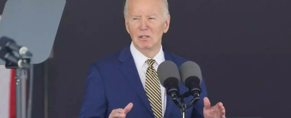 Biden sagt Israel habe der Hamas einen dreistufigen Fahrplan fuer