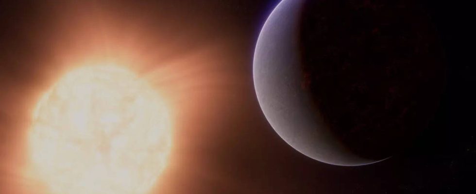 Es wurde festgestellt dass ein heisser felsiger Planet der doppelt