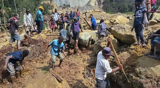 Mehr als 2000 Menschen bei toedlichem Erdrutsch in Papua Neuguinea lebendig