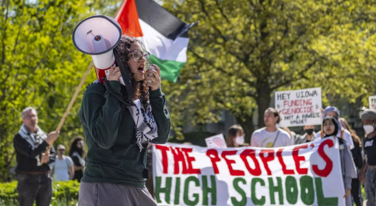 Nach den USA breiteten sich die Universitaetsproteste aus Solidaritaet mit