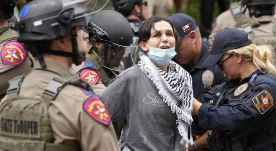 Pro Palaestina Proteste Neuer Aufruhr auf US College Campus ueber 2000 Festnahmen